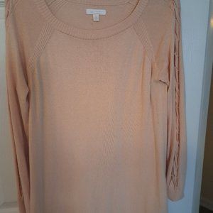 Lauren Conrad Light Sweater with Sleeve Detail